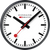 Orologio da parete Mondaine 25x25x4,2 cm Alluminio • Design svizzero • Movimento al quarzo silenzioso