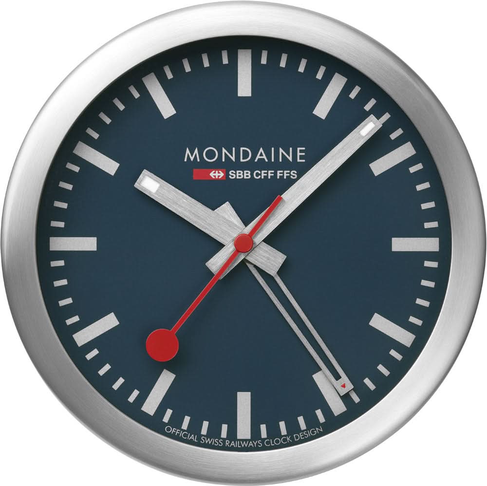 Orologio da tavolo Mondaine SBB A997.MCAL.46SBV • Design Stazione • Sveglia