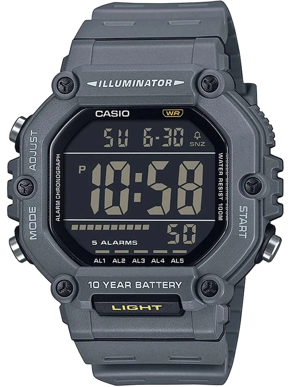 Orologio da uomo Casio AE-1600H-8BVEF • Batteria 10 anni • Ora mondiale