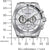 Herrenuhr mit Edelstahlgehäuse, weißem Zifferblatt und Chronograph-Subdials
