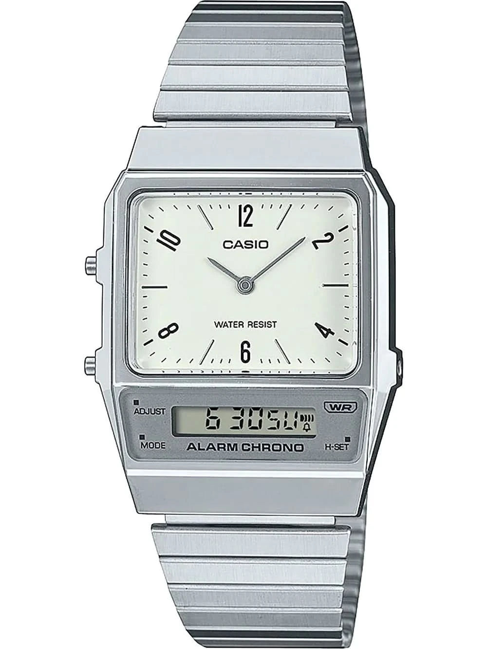 Casio Vintage AQ-800E-7A2EF Orologio • Iconico Design Retrò • Doppio Fuso Orario