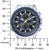 Orologio da uomo Citizen con quadrante blu, cassa e cinturino in acciaio inossidabile color argento