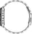 Herrenarmbanduhr Seitenansicht mit Edelstahlgehäuse und Gliederarmband.
