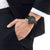 Orologio da polso Citizen da uomo con quadrante nero e cinturino in pelle nera