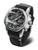 Orologio da uomo Vostok Europe: cinturino in pelle nera, cassa argentata, quadrante nero