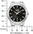 Herrenarmbanduhr Citizen Eco-Drive mit schwarzem Zifferblatt und Tagesdatum bei 7
