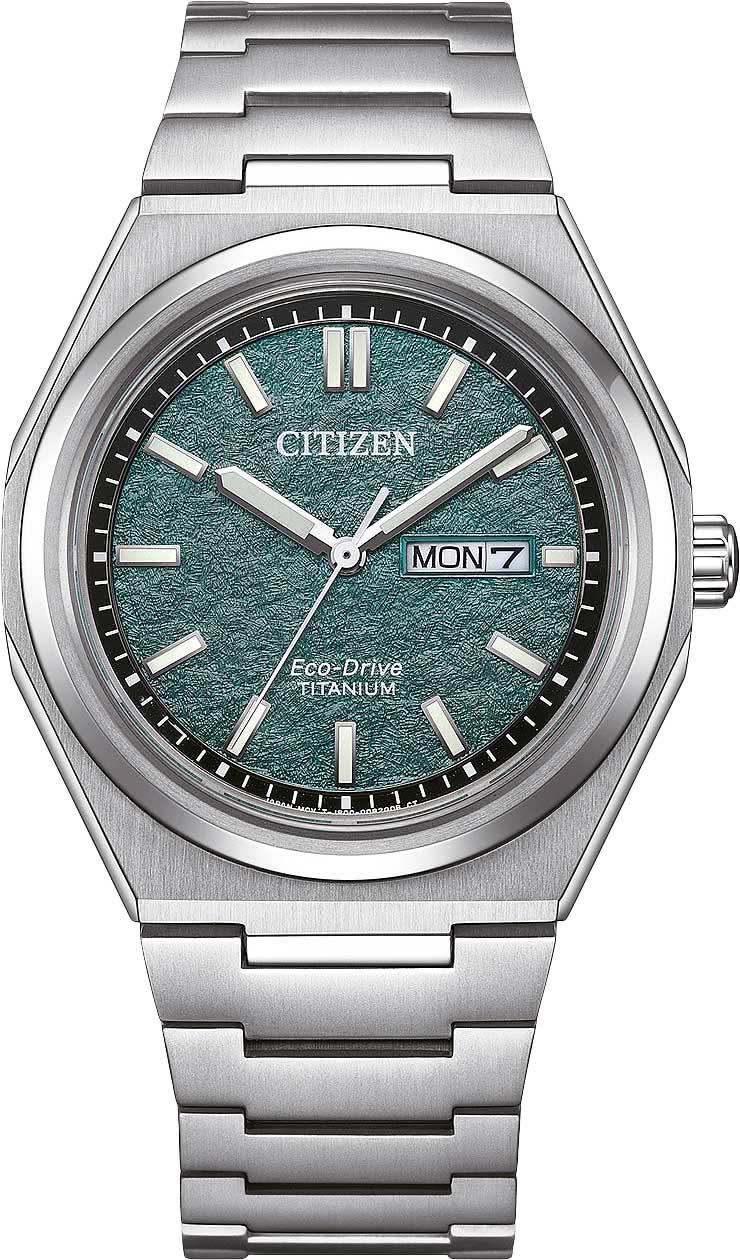 "Orologio da uomo Citizen Super Titanium AW0130-85XC • Eco-Drive • Titanio"