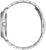 Citizen Herrenuhr Seitenansicht mit silbernem Metallarmband und rundem Gehäuseprofil