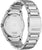 Citizen Herrenuhr Rückseite mit silbernem Metallarmband und Beschriftung