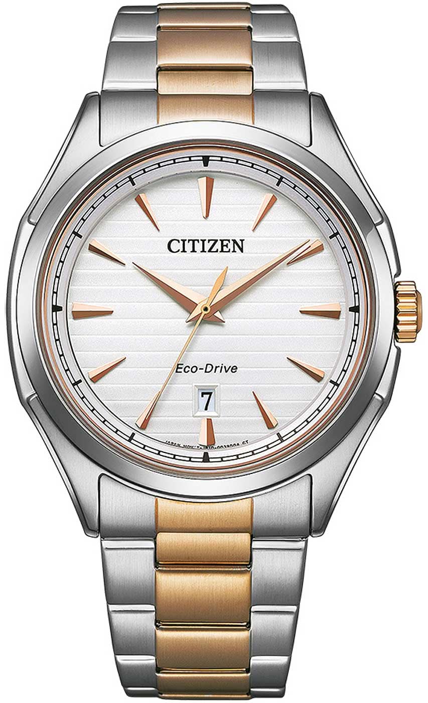 Citizen AW1756-89A Orologio • Cinturino Bicolore • Chiusura Déployante