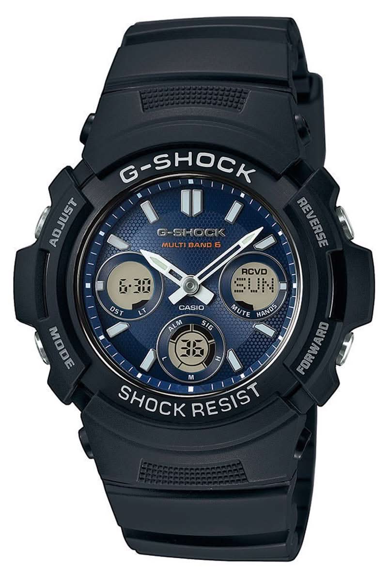 Orologio Casio G-Shock da uomo con cassa nera, quadrante scuro e cinturino in caucciù