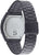 Casio Orologio Digitale Vista Posteriore: Fondello in acciaio inossidabile, cinturino in metallo nero