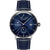 Bauhaus Dessau 2060-3 Herren Armbanduhr Blau • Miyota Automatikwerk • 24h-Anzeige & Gangreserveanzeige