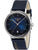 Bauhaus Classic 2141-3 Damen Armbanduhr Blau • Schweizer Quarzwerk Ronda 505 • Mineralglas K1
