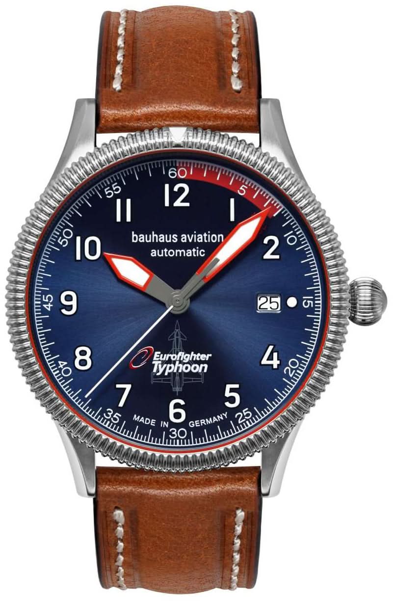 Orologio da uomo Bauhaus Aviation 2556-3 • Movimento automatico SW 200 • Vetro zaffiro