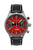 Bauhaus Aviation 2576-5 Armbanduhr Rot • Eurofighter Quarzchronograph • Mineralglas K1