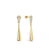 Orecchini - Arctic Pave Gold Zirconia - BERING Modello: 754-27-05