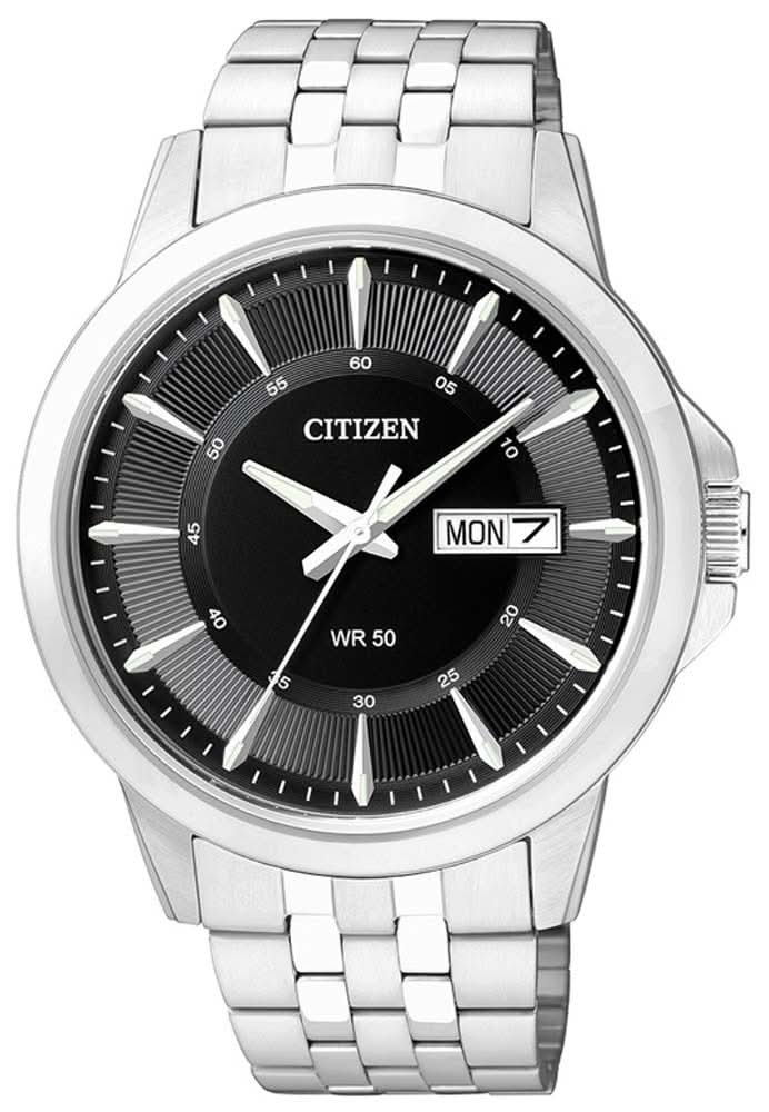 Citizen BF2011-51EE Orologio da uomo • Preciso movimento al quarzo • Pratico display giorno-data