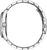 Herrenarmbanduhr aus Edelstahl, Seitenansicht mit Krone und Drückern