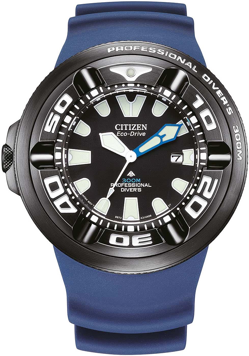 Citizen Promaster BJ8055-04E Orologio da Uomo • 30bar Professional Diver • Eco-Drive