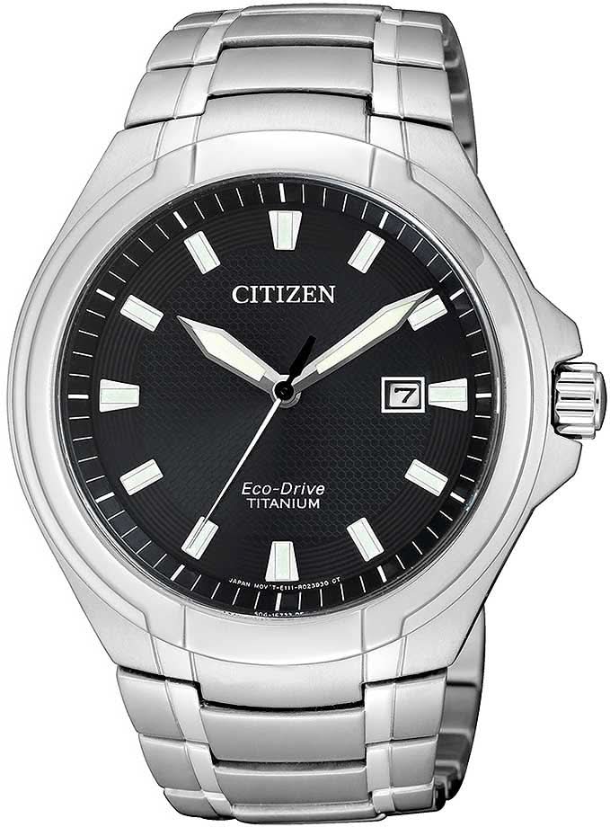 Orologio da uomo Citizen Super Titanium BM7430-89E • Eco-Drive • Vetro zaffiro