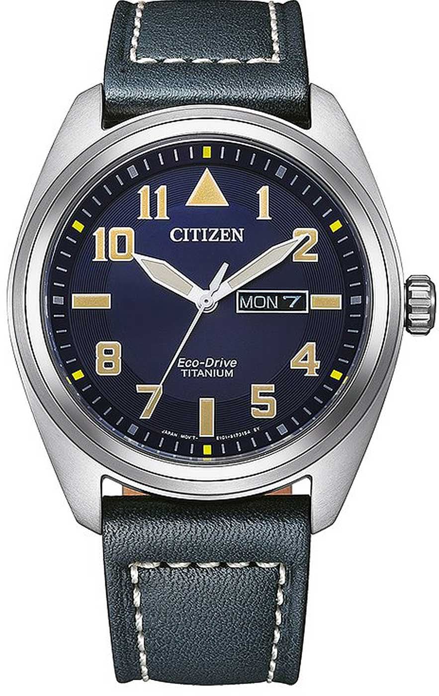 Orologio da uomo Citizen Super Titanium BM8560-45LE • Eco-Drive • Vetro zaffiro