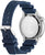 Orologio da uomo con cinturino blu e fondello a vista