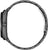 Orologio da uomo vista laterale: cassa nera, corona, cinturino in metallo con maglie