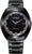 Orologio da uomo: quadrante nero, indici argentati, Eco-Drive, cinturino in metallo nero