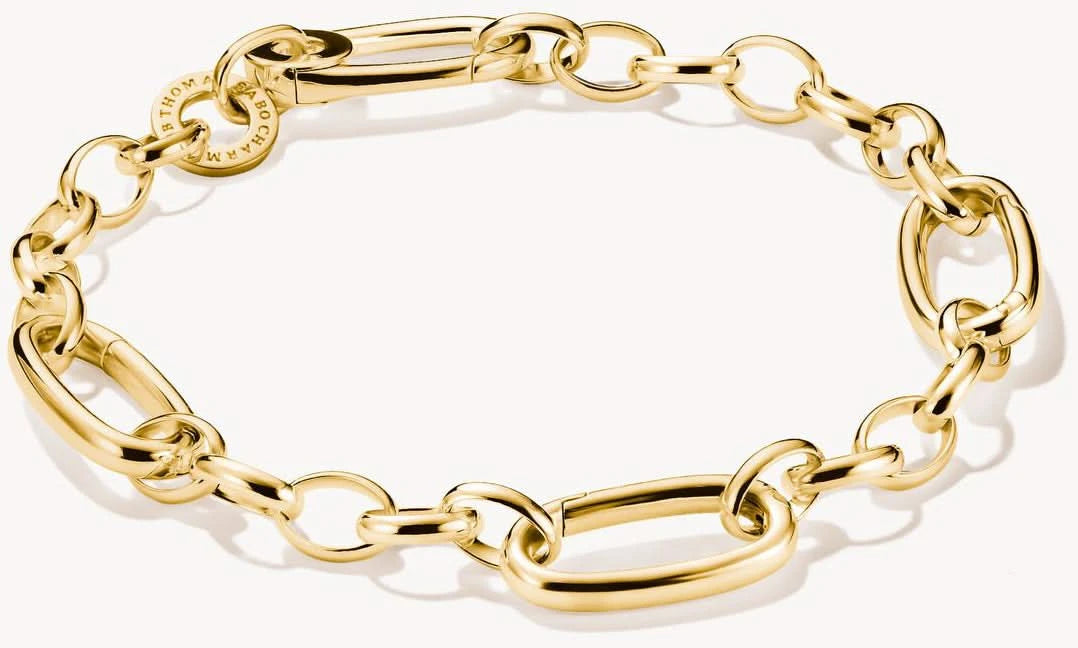 Charm bracciale con maglie placcato oro - Thomas Sabo Modello: C1203-413-39-L17