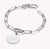 Charm bracelet con maglie a catena e un link di collegamento - Thomas Sabo Modello: C1205-001-21-L19