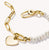 Charm bracelet con perle e un link di collegamento - Thomas Sabo Modello: C1209-430-14-L17