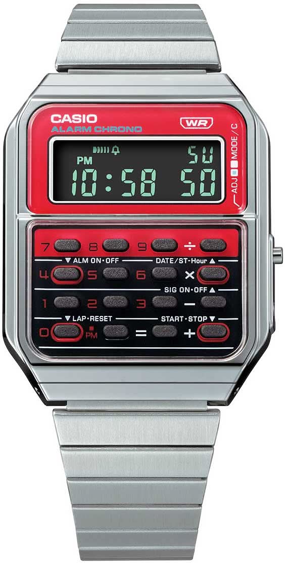Casio Vintage CA-500WE-4BEF Orologio • Iconico Design Retrò • Calcolatrice Integrata