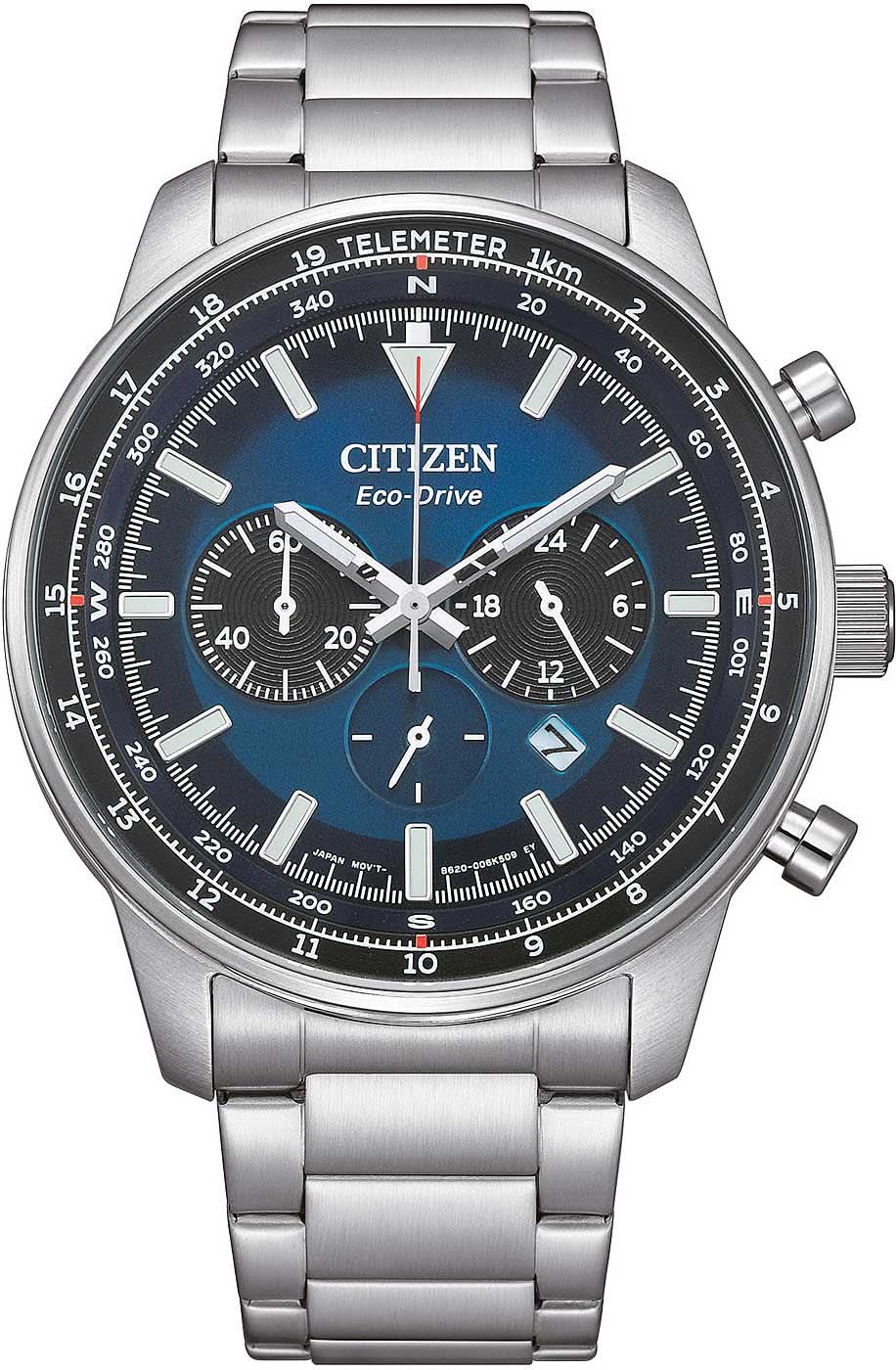 Orologio da uomo Citizen CA4500-91L • Eco-Drive a carica solare • Cronografo preciso