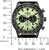 Orologio da uomo Citizen CA4505-21X • Eco-Drive a energia solare • Quadrante verde e cinturino in pelle