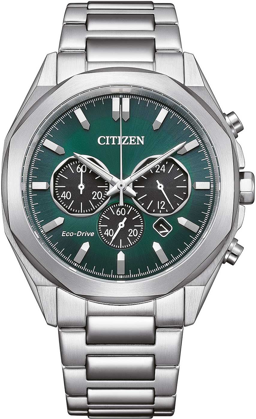 Orologio da uomo Citizen CA4590-81X • Eco-Drive • Quadrante verde