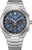 Herrenarmbanduhr Citizen mit Eco-Drive, blauem Zifferblatt und Edelstahlband