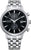 Herrenarmbanduhr Citizen mit Chronograph-Zifferblatt, schwarzem Dial und Metallband