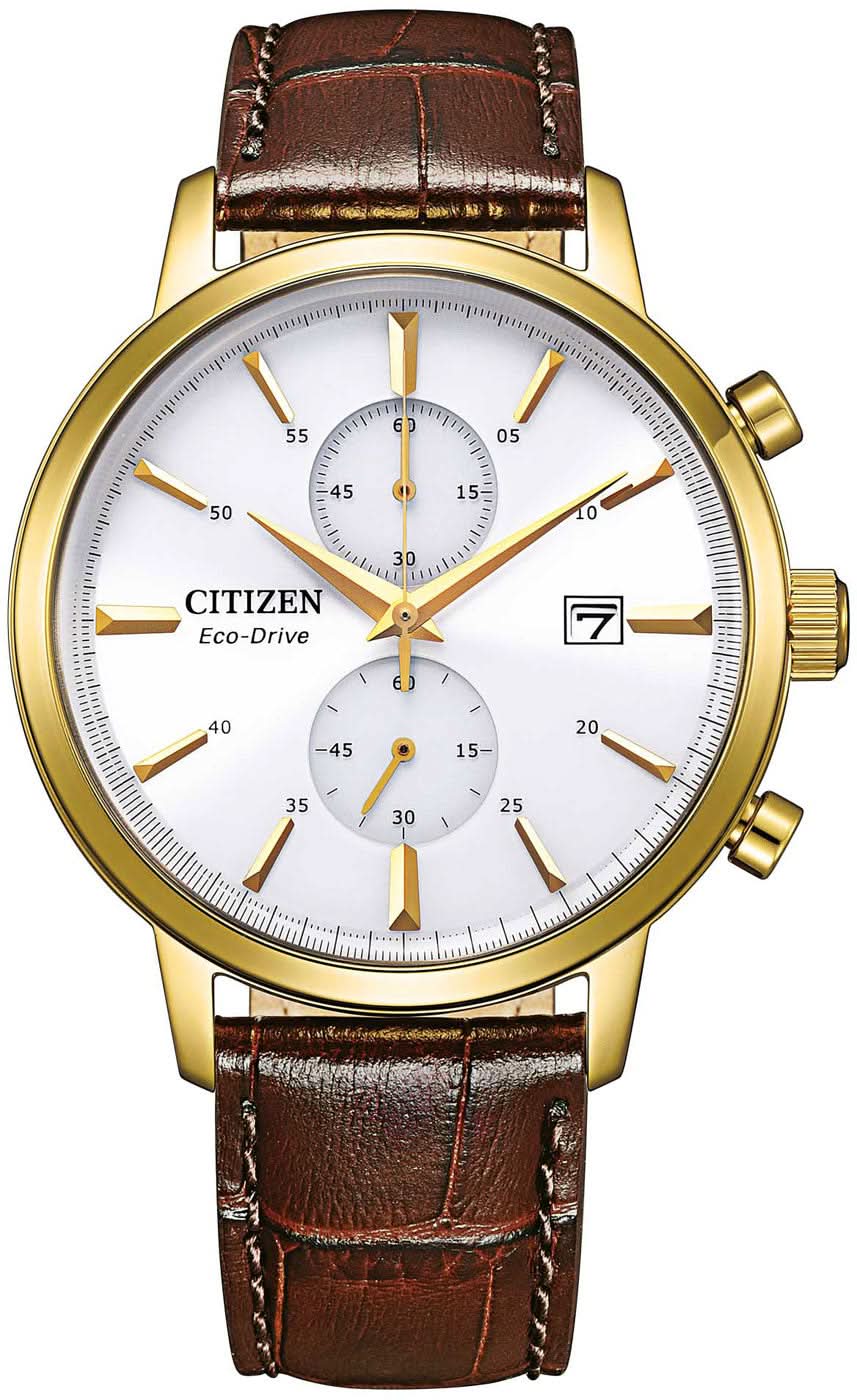 Citizen CA7062-15A Orologio da uomo • Eco-Drive a carica solare • Finitura oro