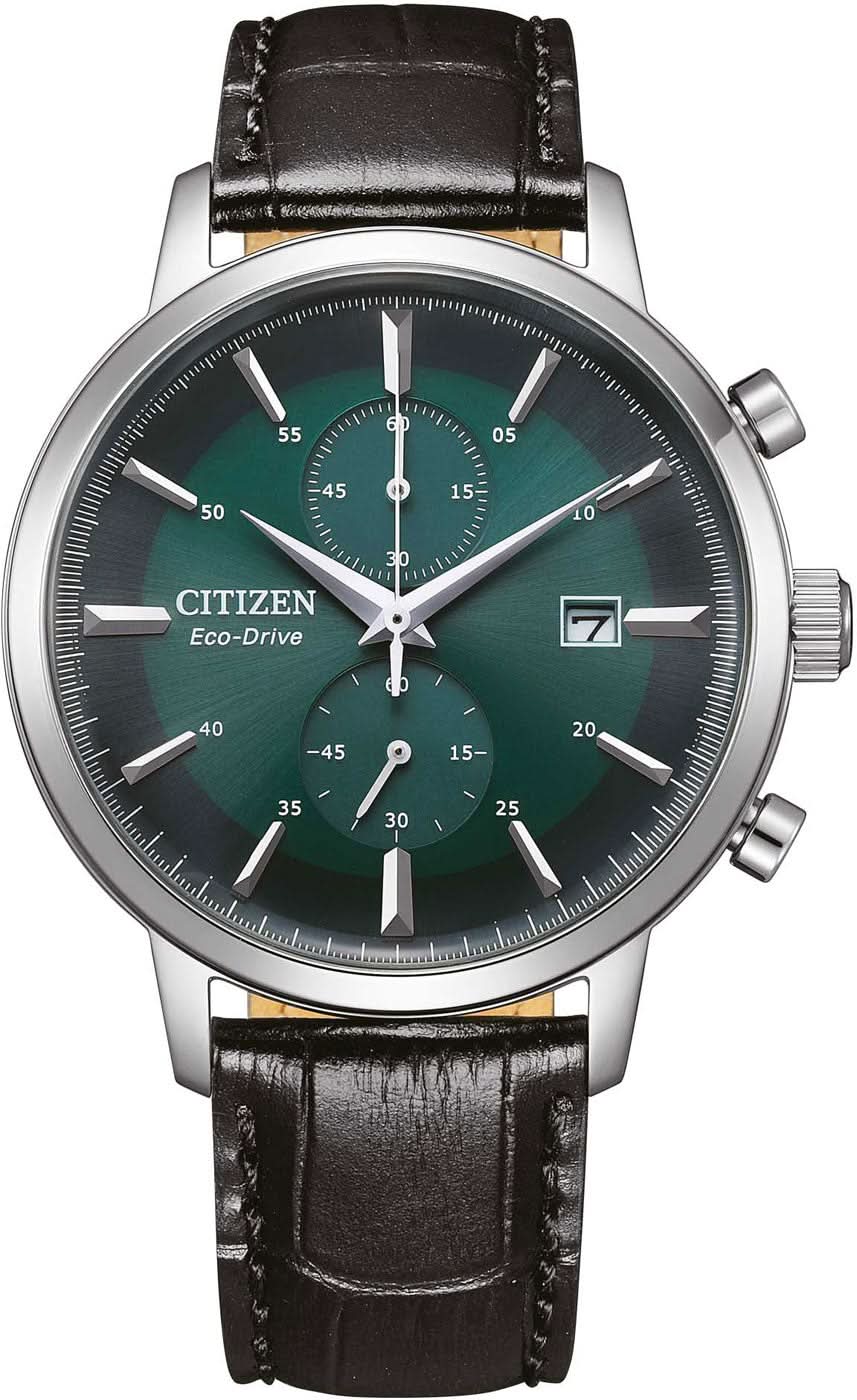 Citizen CA7069-24X Orologio da uomo • Eco-Drive a energia solare • Quadrante verde scuro
