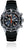 Herrenuhr mit Chronograph, dunkelblauem Zifferblatt und schwarzem Kautschukarmband