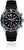 Taucheruhr mit schwarzem Kautschukband, Chronograph, schwarzem Zifferblatt, Edelstahllünette