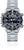 Tauchenuhr mit Metallarmband, schwarzem Zifferblatt und Datumsanzeige