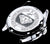 Orologio da donna Chris Benz con fondello inciso, logo a diamante e cinturino in acciaio inossidabile.