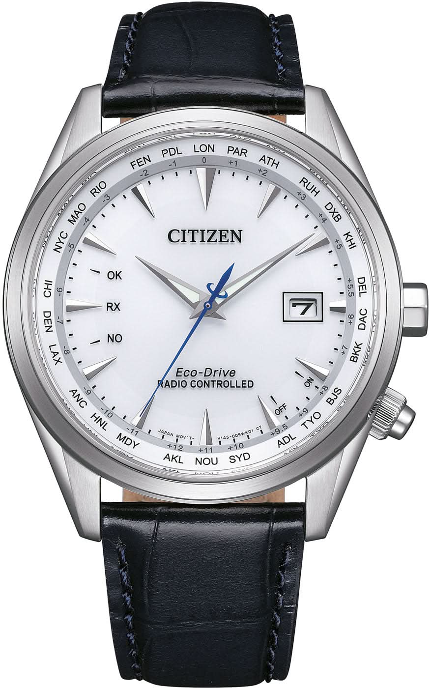 "Orologio da uomo Citizen CB0270-10A • Eco-Drive radiocontrollato • World Time"