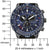 Vista frontale dell'orologio da uomo Citizen Promaster con indicazione delle dimensioni, quadrante blu