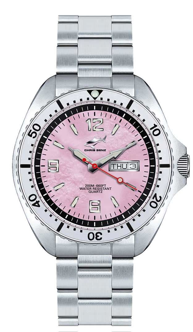 Orologio da uomo Chris Benz One CBO-R-MB-SI • Impermeabile 200m • Vetro zaffiro