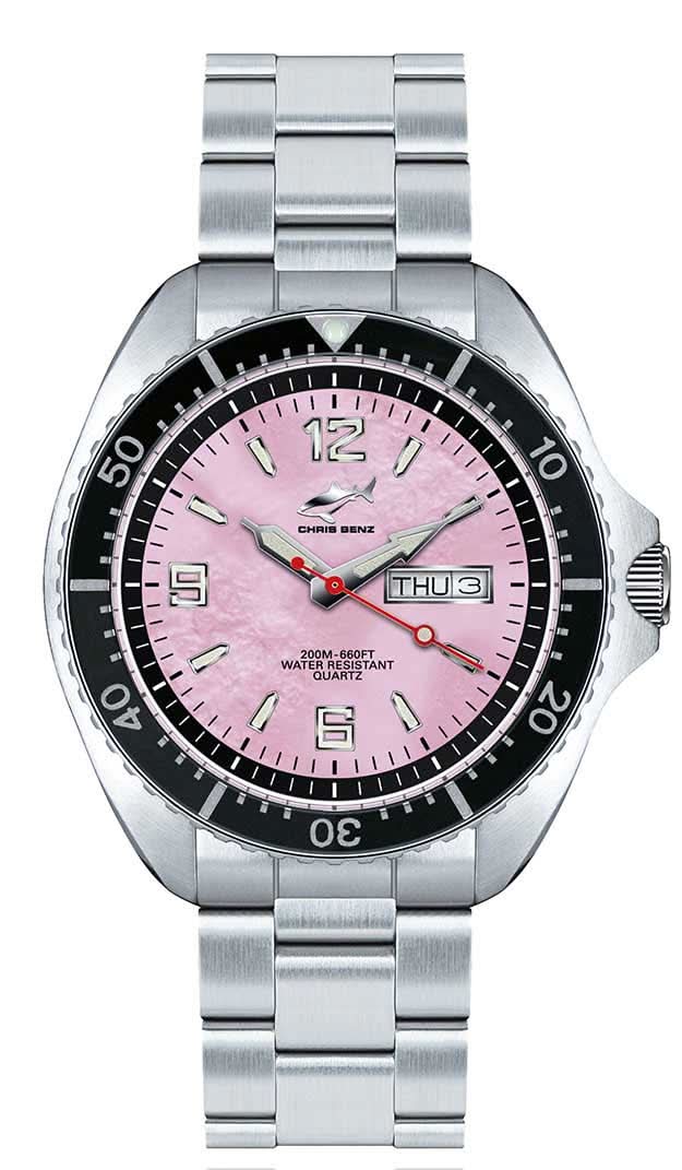 Orologio da uomo Chris Benz One Man CBO-R-MB-SW • Impermeabile 200m • Vetro zaffiro