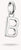Ciondolo Charm Thomas Sabo, Lettera B