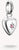 Ciondolo charm, cuore con stella incisa e rubino Lab Grown - Thomas Sabo Modello: CC1234-011-10
